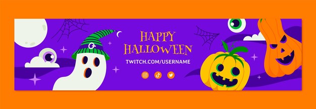 Twitch banner for halloween celebration
