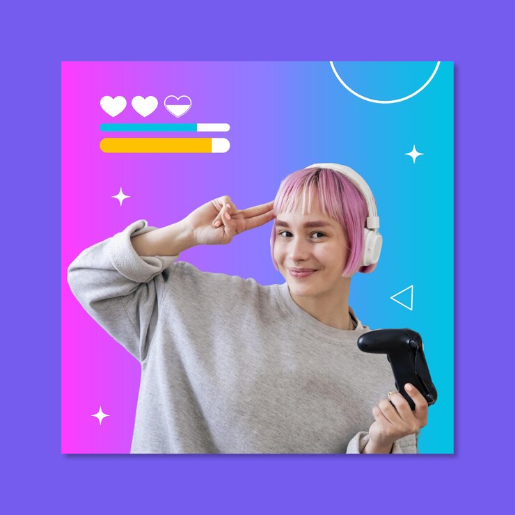 Бесплатный Вектор шаблон изображения профиля twitch