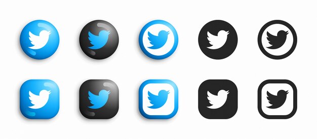無料の ツイッターアイコン ベクター 1 000 Ai画像 Epsフォーマット