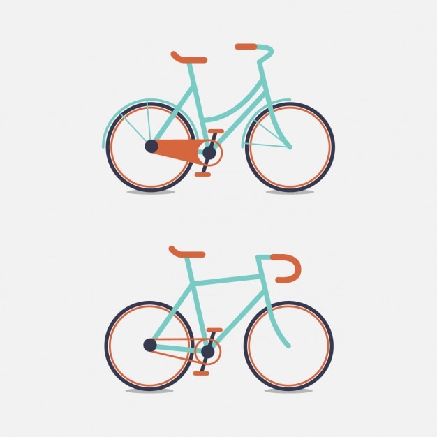 Two coloured bike design