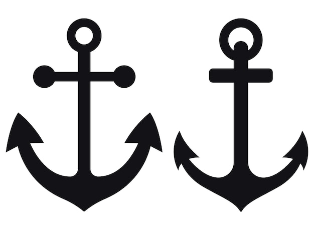 Free vector two different anchors in glyph