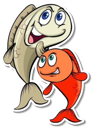 simple fish clip art