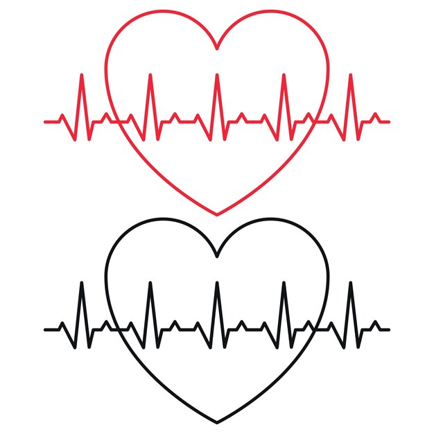 Два контура сердца на ЭКГ