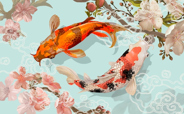 Koi Fish Color Chart