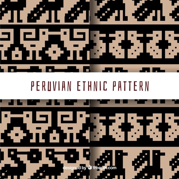 Two peruvian patterns  