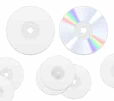 Free vector two sides cd discs isolated