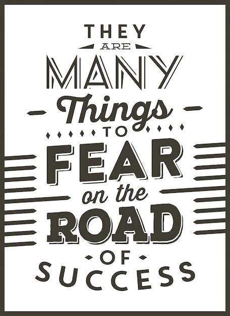 Free vector typographic vintage quote