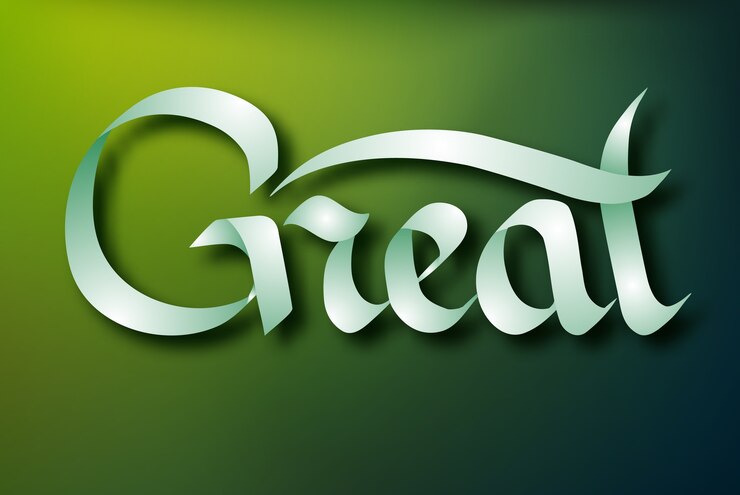 मुफ़्त वेक्टर typographical inscription concept with calligraphic handwritten elegant ribbon