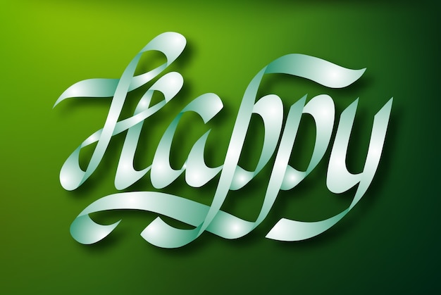 Typographical Inscription Design Concept with Elegant Calligraphic