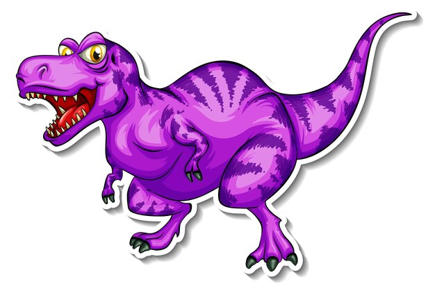ティラノサウルス恐竜漫画のキャラクターステッカー