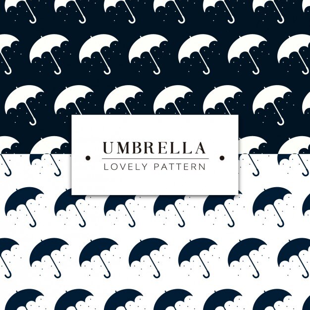 Umbrellas pattern design