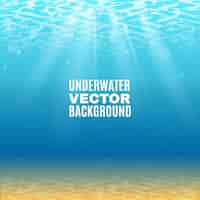 Free vector underwater vector background