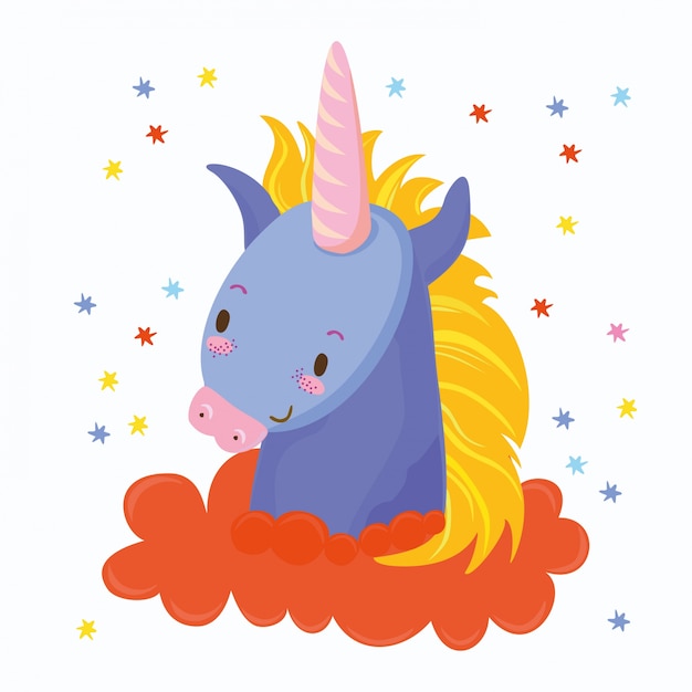 Unicorno in stelle