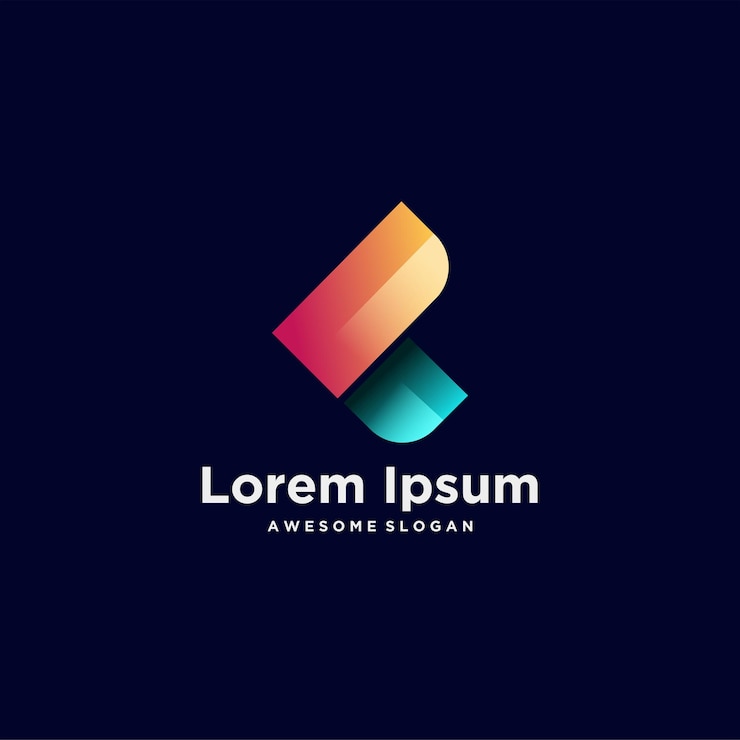 Free Vector unique logo colorful gradient illustrations design