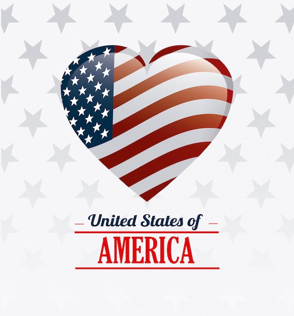 United States of America design.