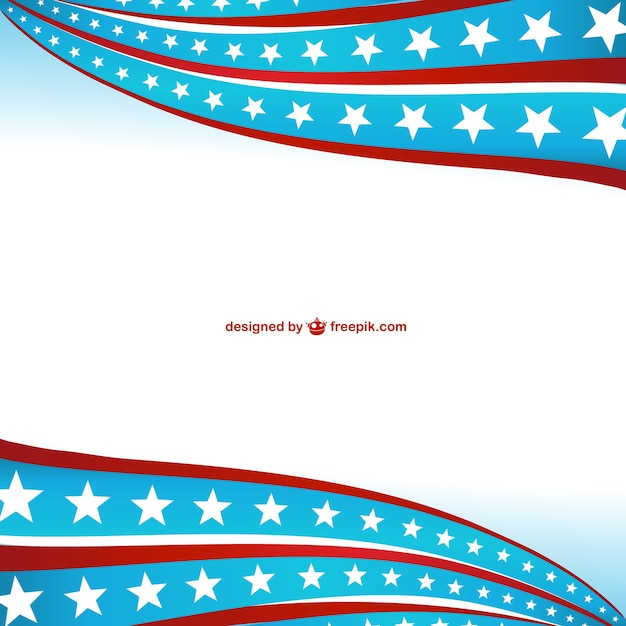 United States of America Symbolic Background: Free Download Vector Template
