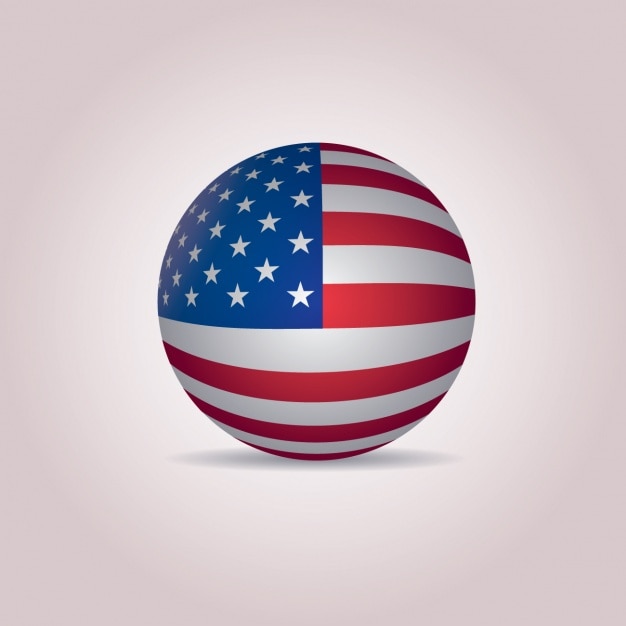 Free vector united states ball