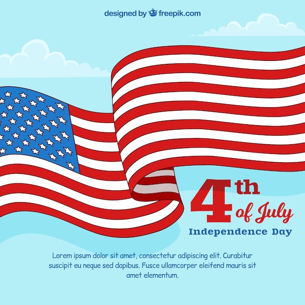 미국 독립 기념일 축 하 배경