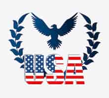 Free vector united states patriotism design.