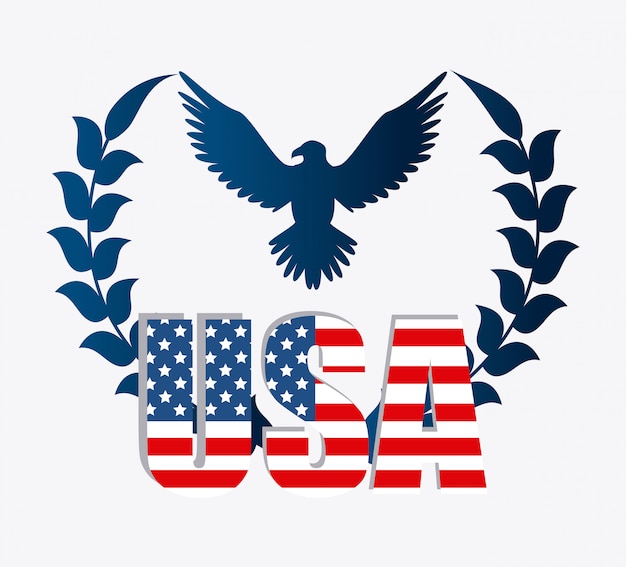 United states patriotism design.