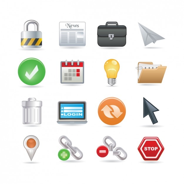 Universale web icon set