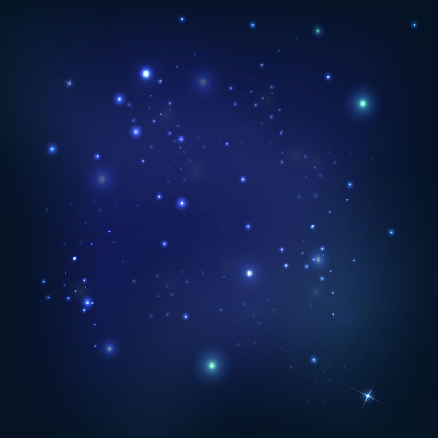 Free vector universe space