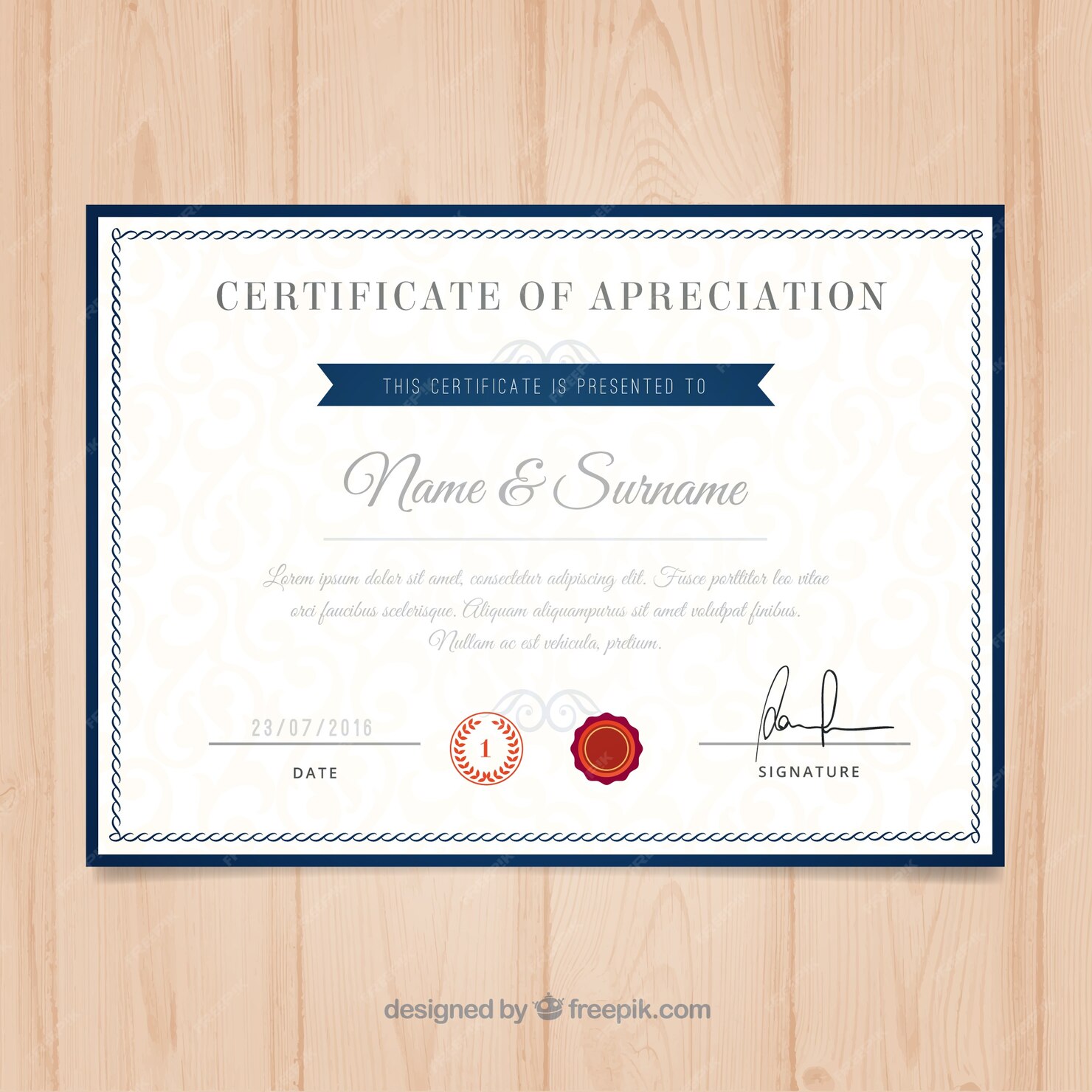 Premium Vector | University certificate template
