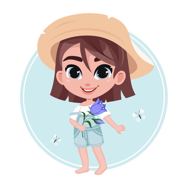 かわいいパウダーパステル手描きの背景 無料のベクター
