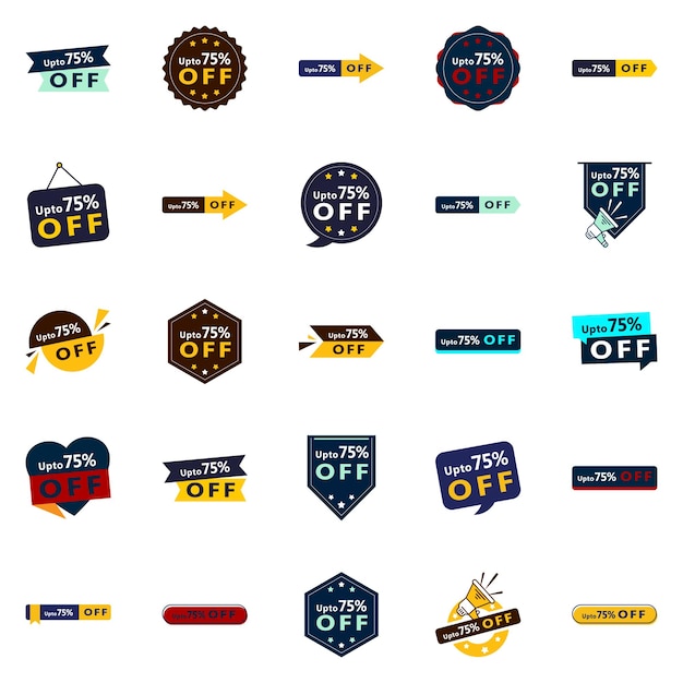 Up to 70 Off 25 High Quality Vector Designs to Increase Your Discount Sales