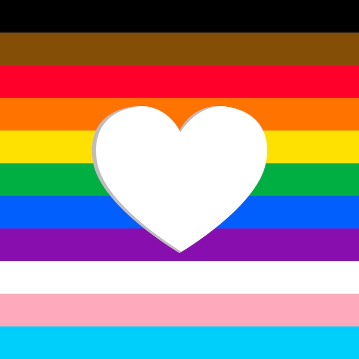 Free Vector updated pride flag background