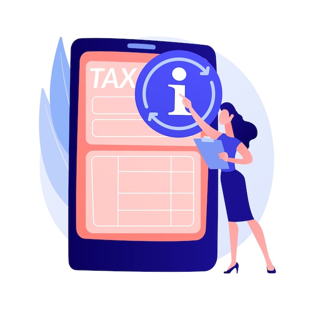 Free vector updating financial information. tax return. reload site, new data, reset webpage. redo wrong option. done correctly. proceed further. vector isolated concept metaphor illustration.