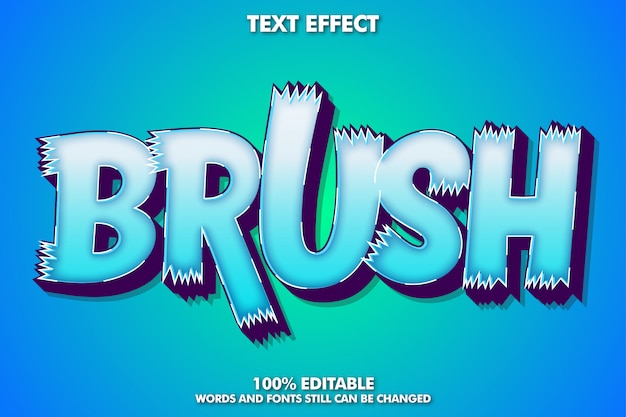 Uppercase of brush alphabet