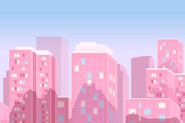 Urban city - background for video conferencing