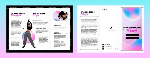 Urban fashion brochure  template