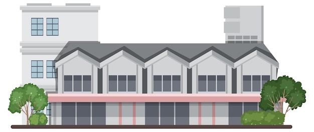 無料ベクター 住宅や建物の都市景観