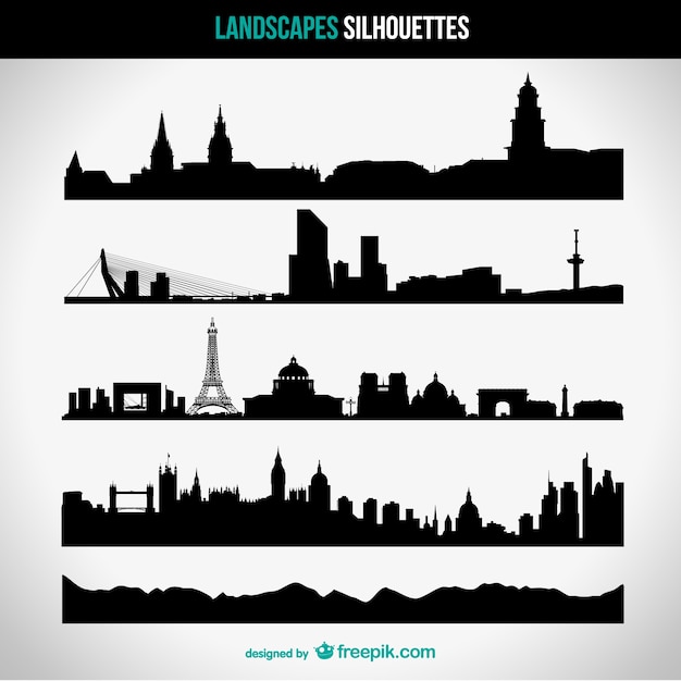 Urban skyline vector