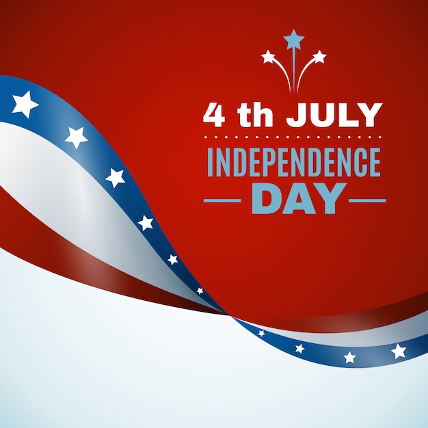 Free vector usa independence day background