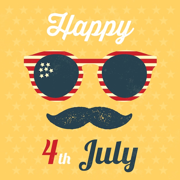 Free vector usa independence day background