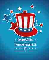 Free vector usa independence day celebration