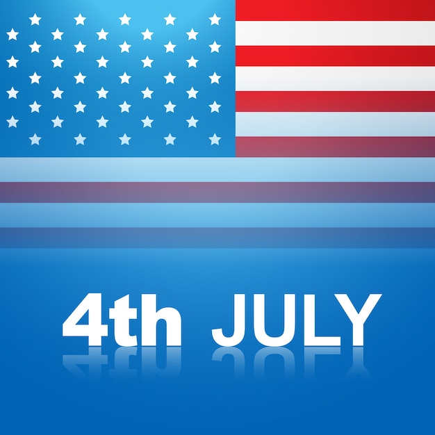Free vector usa independence day illustration