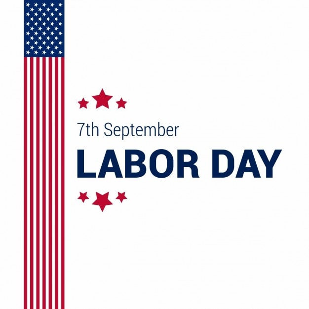 Usa labor day card