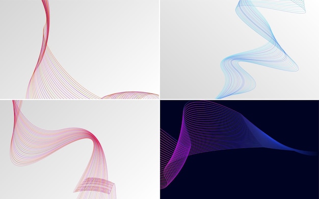 Use these vector line backgrounds to add visual interest to your work