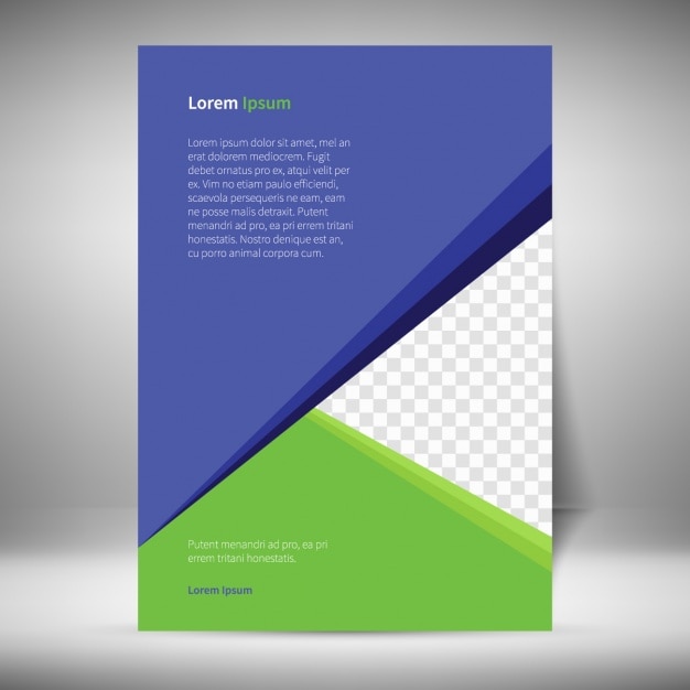 Free vector useful brochure template