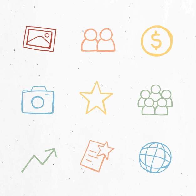 Useful business icon  set for marketing