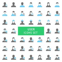 User icon set