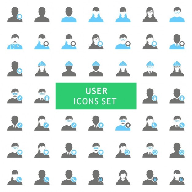 User icon set