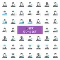 Free vector user icons