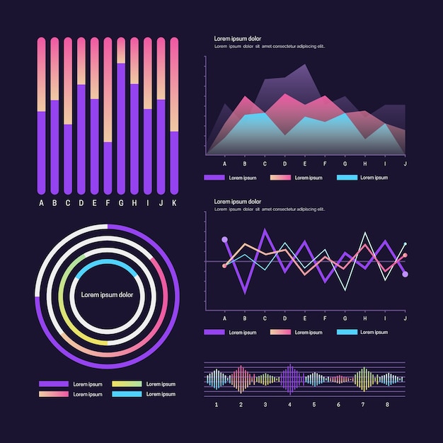 Modello di dashboard del pannello utente