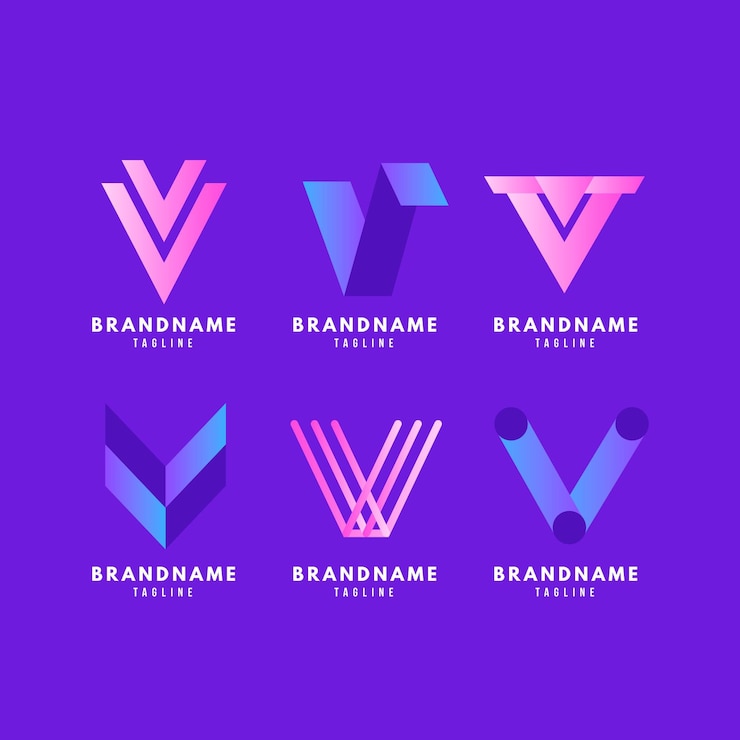 무료 Vector v 로고 컬렉션