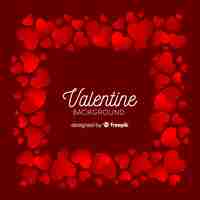 Free vector valentine background